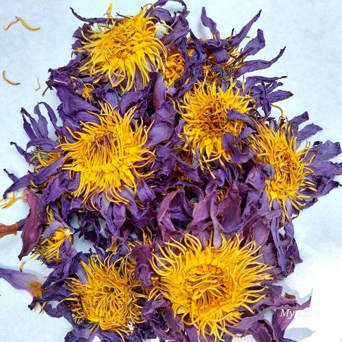 Blue Lotus Flower | Premium Quality Pure Organic Dried Flowers | Blue Herbs Tea | Nymphaea caerulea 20kg